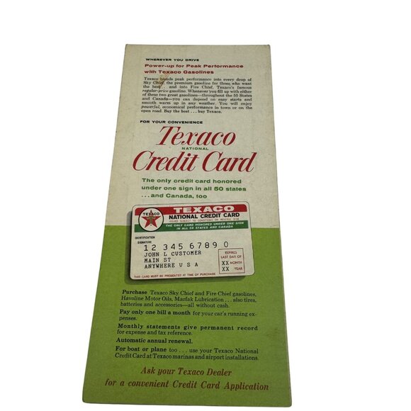 Vintage 1962 Texaco Road Map Of New York With Touring Guide - Picture 2 of 6